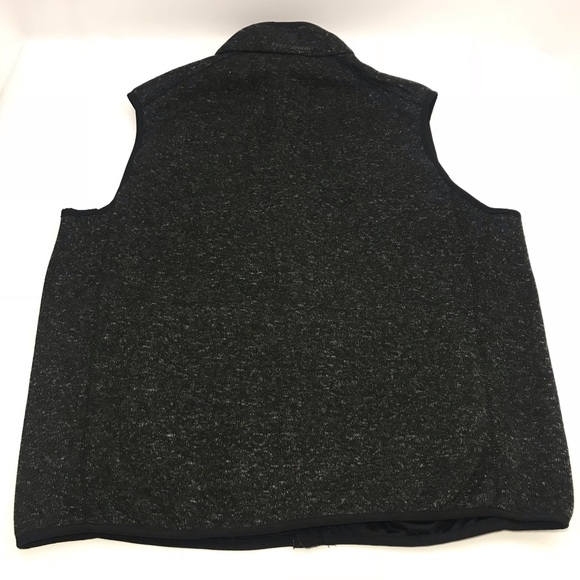 Free Country Black/Gray Sweater Vest Preowned - Picture 3 of 6